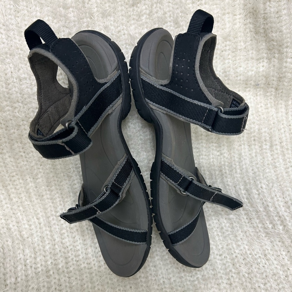 Teva Black and Gray Strappy Sport Sandals - Picture 5 of 11